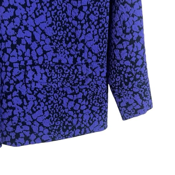 TanJay purple‎ patterned blazer. Size 8 - Picture 6 of 8